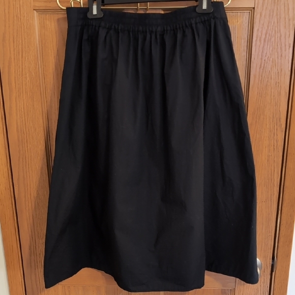 Who What Wear Cotton Button-Down A-line Skirt - Picture 5 of 5